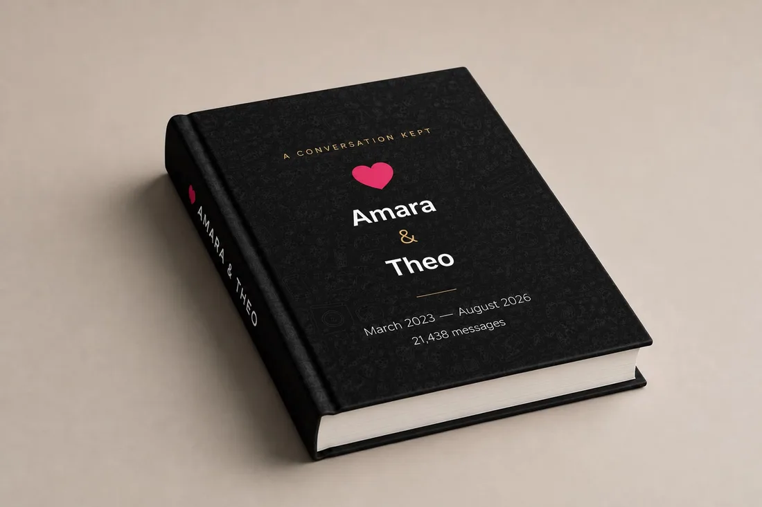 One hardcover Kept in Print book, black cloth with the two names on the spine